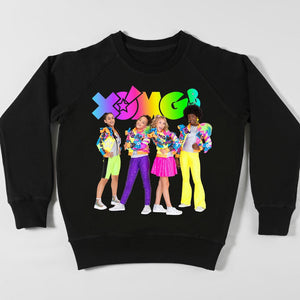 XOMG POP! Fab 4" BLACK sweatshirt