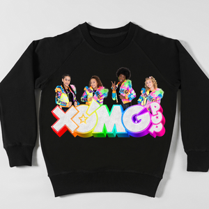 XOMG POP! "We are XOMG POP!" sweatshirt BLACK